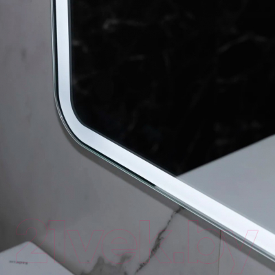 Зеркало Пекам Marta 1 80x140 / marta1-180x140 (с подсветкой, с с механической клавишей)