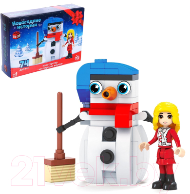 Конструктор Unicon Праздничный снеговик / 6753934