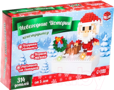 Конструктор Unicon Дед Мороз / 7656581 - фото