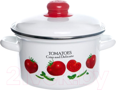 Кастрюля Эмаль Томато 01-Б1612/4 - фото