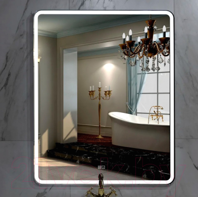 Зеркало Пекам Marta 1 80x110 / marta1-80x110sp (с подсветкой, с двойным сенсором, подогревом)