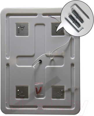 Зеркало Пекам Marta 1 140x80 / marta1-140x80sp (с подсветкой, с двойным сенсором, подогревом)