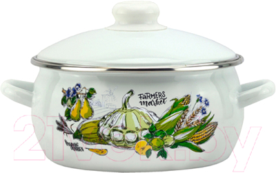 Кастрюля Эмаль Фермерская лавка 01-Д1910/4 - фото