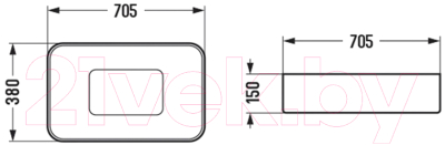 Умывальник WeltWasser Elbach 78575-70 MT-GR