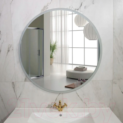 Зеркало Пекам Ring 70x70 / ring-70x70B (с подсветкой и бесконтактным сенсором)