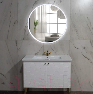 Зеркало Пекам Ring 70x70 / ring-70x70B (с подсветкой и бесконтактным сенсором)