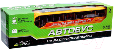 Радиоуправляемая игрушка Автоград Автобус школьный / 7753084