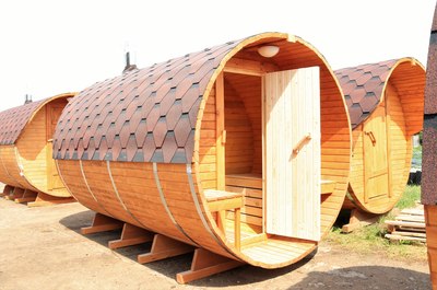 Баня-бочка КомфортПром 10331347