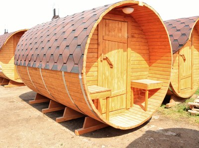 Баня-бочка КомфортПром 10331347