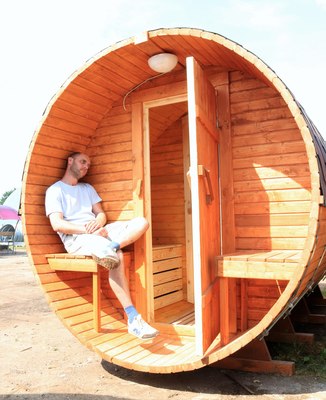 Баня-бочка КомфортПром 10331347