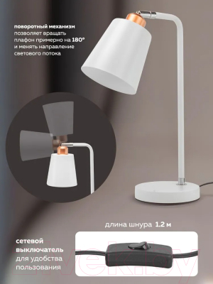 Настольная лампа ForceKraft FK-DEA5151