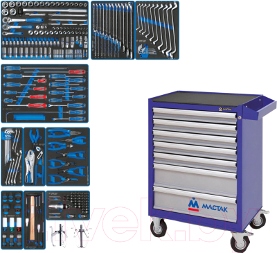 Универсальный набор инструментов King TONY 934-251AMB - фото