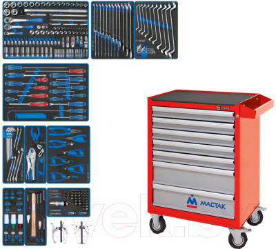 Универсальный набор инструментов King TONY 934-251AMR - фото