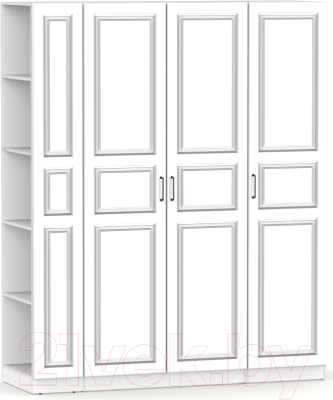 Шкаф Интермебель Марсель-21 / МР 01-21-B3 (белый софт) - фото