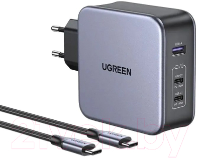 Зарядное устройство сетевое Ugreen CD289 + кабель / 90549 - фото