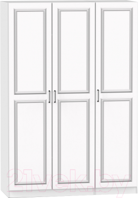 Шкаф Интермебель Марсель-3 / МР 01-03-B2 (белый софт) - фото