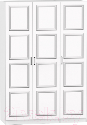 Шкаф Интермебель Марсель-3 / МР 01-03-B4 (белый софт) - фото