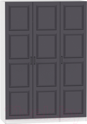Шкаф Интермебель Марсель-3 / МР 01-03-B4 (графит софт) - фото