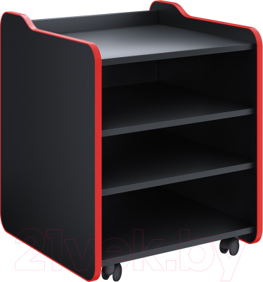 Тумба Vmmgame Case 50 Lite Black Red / CS-2BKRD-LT - фото