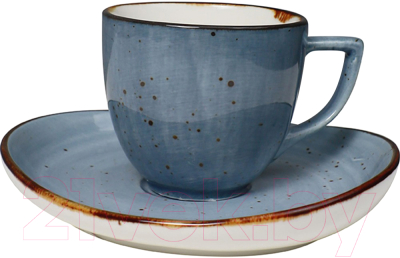 Чашка с блюдцем AksHome Vital - фото
