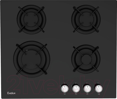 Газовая варочная панель Evelux HEG 605 BG - фото