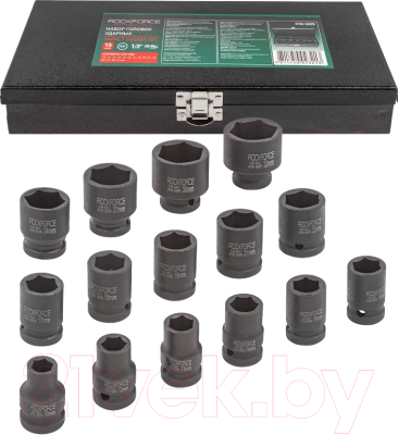 Набор головок слесарных RockForce RF-4159-5MPB - фото