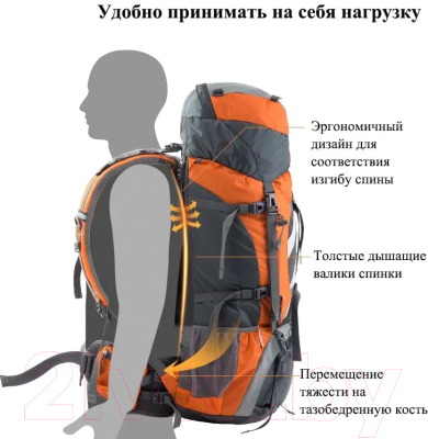 Рюкзак туристический Naturehike NH70B070-B / 6927595709016