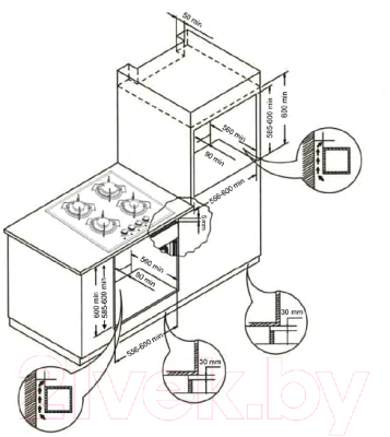 Электрический духовой шкаф Evelux EO 640 IR