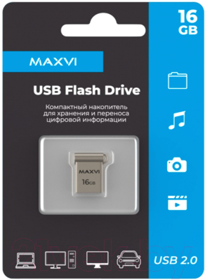 Usb flash накопитель Maxvi MM 16GB 2.0 - фото