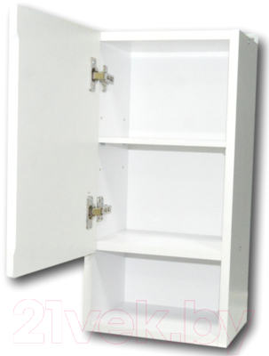 Шкаф для ванной Гамма 40.03 (белый, левый)