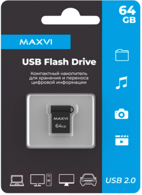 Usb flash накопитель Maxvi MM 64GB 2.0 - фото