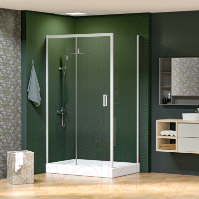 Душевой уголок Aquabath Kristal 120x80 / AB1077