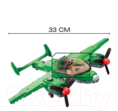 Конструктор Sluban Армия Бомбардировщик / M38-B0688