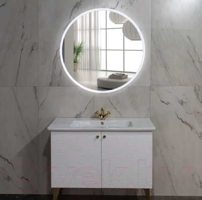 Зеркало Пекам Ring 70x70 / ring-70x70M (с подсветкой, с многофункциональной панелью)