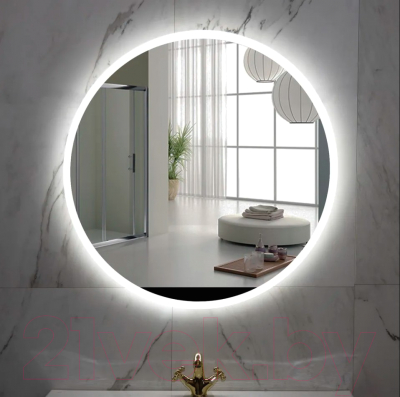 Зеркало Пекам Ring 70x70 / ring-70x70M (с подсветкой, с многофункциональной панелью)