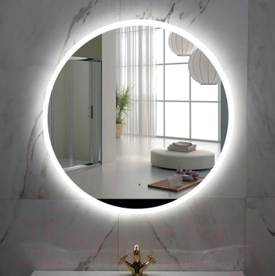 Зеркало Пекам Ring 70x70 / ring-70x70M (с подсветкой, с многофункциональной панелью)