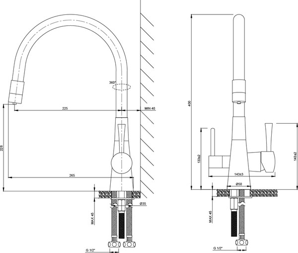 Смеситель LEMARK Comfort LM3075C-Silver