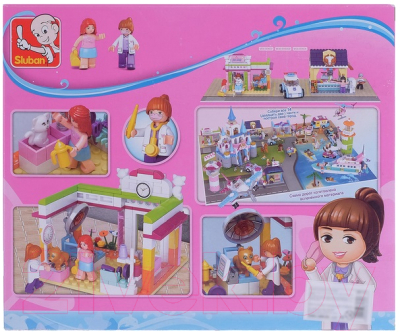 Конструктор Sluban Розовая Мечта: зоомагазин / 2687135