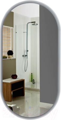 Зеркало Пекам Iva 45x90 / Iva-45x90s (с подсветкой, с сенсором на прикосновение) - фото