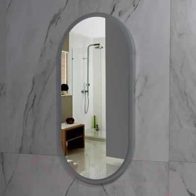 Зеркало Пекам Iva 45x90 / Iva-45x90s (с подсветкой, с сенсором на прикосновение)