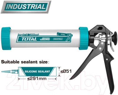 Пистолет для герметика TOTAL THT20112
