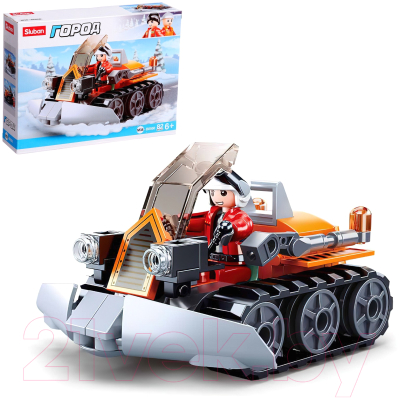 Конструктор Sluban Город. Снегоуборщик / 9019822