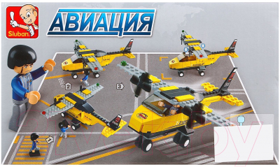 Конструктор Sluban Город. Самолет / 716160