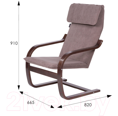 Кресло мягкое Мебелик Малави