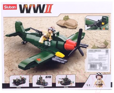 Конструктор Sluban Армия. Боевой самолет / 4192623