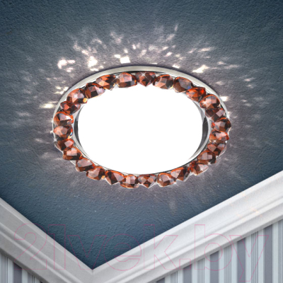 Точечный светильник ЭРА DK82 CH/TEA / Б0020572