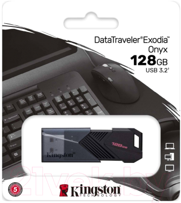 USB flash накопитель Kingston DataTraveler Exodia Onyx 128GB (DTXON/128GB)