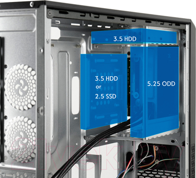 Корпус для компьютера Chieftec UNI Slim UC-03B-OP