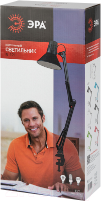 Настольная лампа ЭРА N-121-E27-40W-P / Б0052761 (розовый)