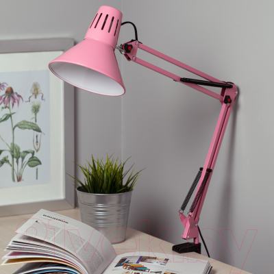 Настольная лампа ЭРА N-121-E27-40W-P / Б0052761 (розовый)